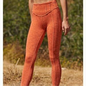 NWT FP Movement by Free People Vibrant Orange Leggings - Size: Medium